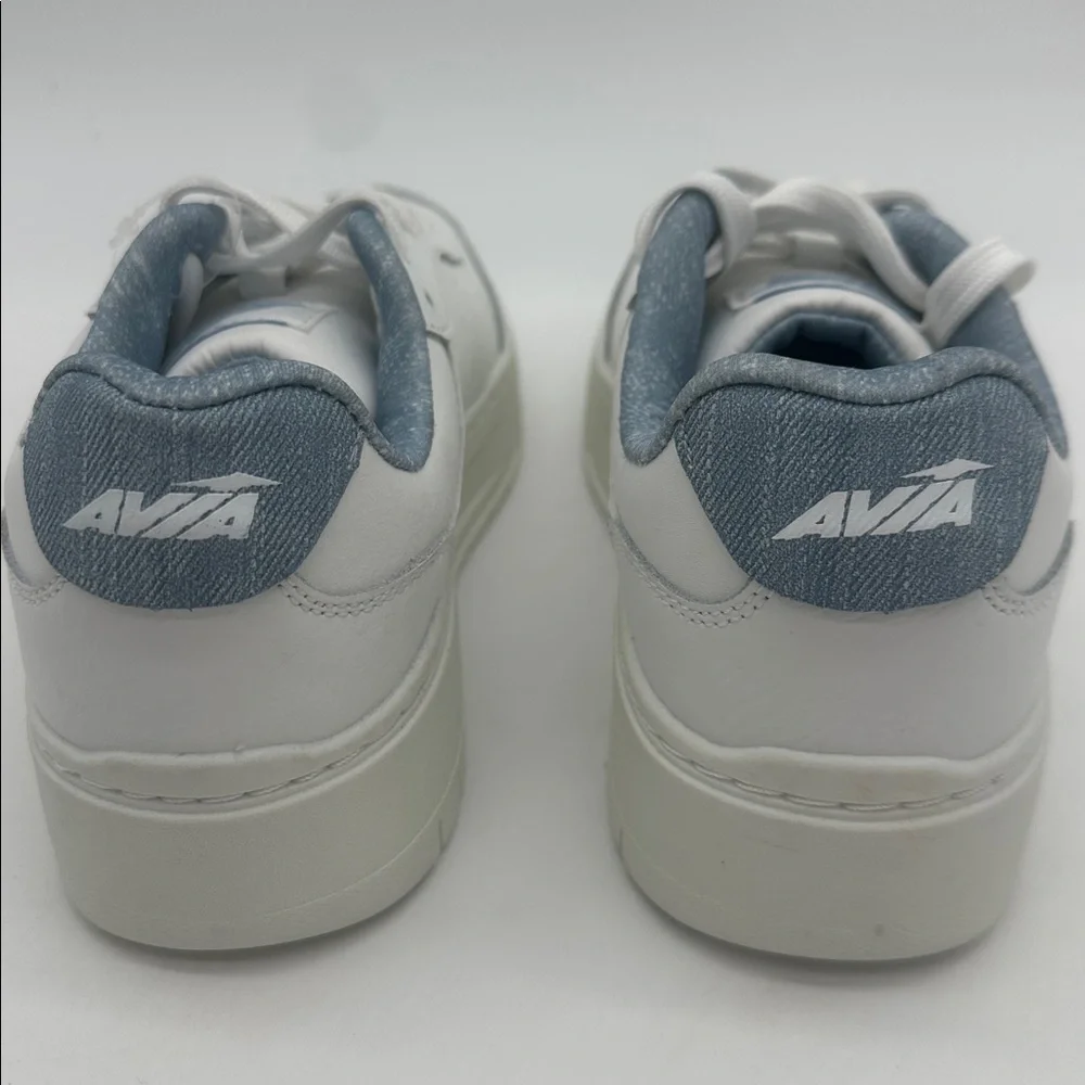 Avia Platform Court Classic Sneakers Women's 6.0 White Lace Up